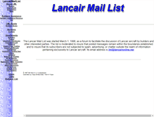 Tablet Screenshot of lancair.net