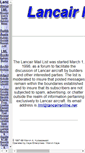 Mobile Screenshot of mail.lancair.net